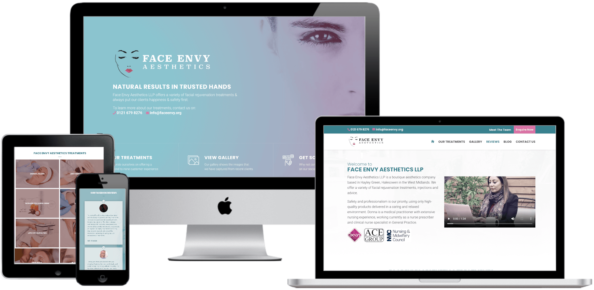 Face Envy Website