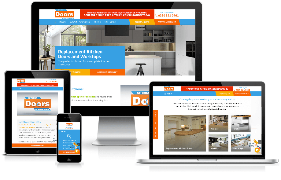 kitchen doors & worktops website